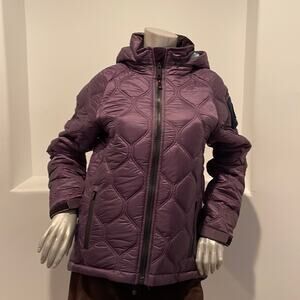 COLDSMOKE  Women’s Puffer Jacket Purple Size M